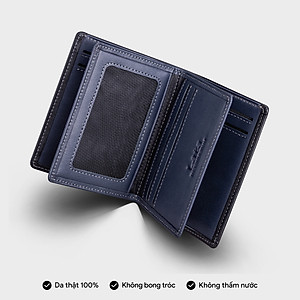 Ví nam da bò Lata ( Thời trang nam - Ví da thật LVN79 )