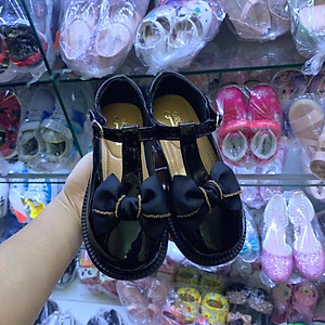 Giày búp bê da bóng điệu đà và duyên dáng cho bé gái 3 4 5 6 7 8 9 10 11 12 tuổi mặc áo dài mix váy công chúa cực xinh GH16