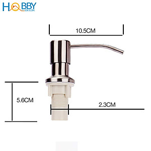 Vòi bơm hút nước rửa chén inox 304 bóng cao cấp Hobby Home Decor NRC5