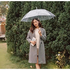 Ô đi mưa trong suốt - dù che mưa che nắng trong suốt, bền- đẹp