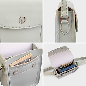 Túi Yuumy ( Thời trang nữ đi chơi size 11 - Túi đeo chéo da Seasand YN190 )