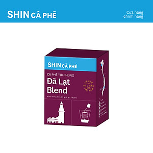 Cà phê Đà Lạt Blend - SHIN Cà Phê - Túi Nhúng tiện lợi - Hộp 10 gói