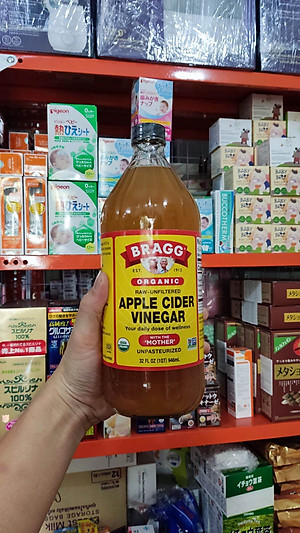 Giấm táo hữu cơ Organic Bragg (946ml)