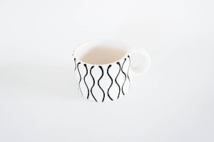 Ly Cà Phê Morning 04 - Họa Tiết Sóng