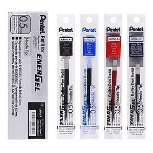 Ruột Bút Ký Nhật Bản Pentel LRN5 | Ngòi 0.5mm | Ngòi Bút Pentel Energel Chính Hãng | 3 Màu Mực