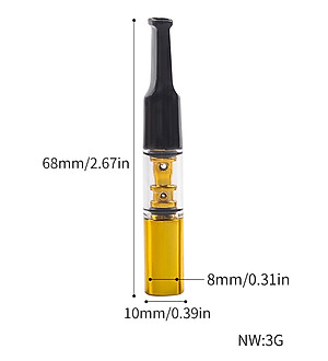 Tẩu thuốc dùng đầu lọc khói thuốc bảo vệ sức khỏe (màu giao ngẫu nhiên)