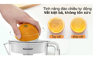 Máy Vắt Cam Sharp EJ-J407-WH - Hàng chính hãng