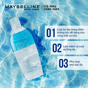 Tẩy Trang Mắt Môi Chuyên Dụng Maybelline New York Eye & Lip Makeup Remover 40ml - 150ml