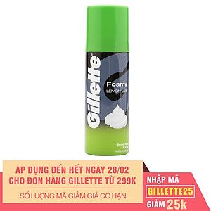 Bọt Cạo Râu Hương Chanh Gillette (50g)