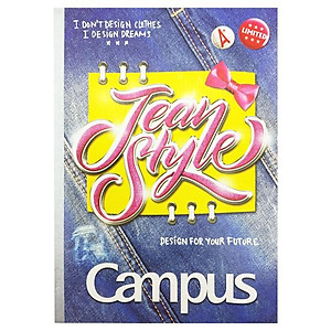 Bộ 2 Vở Kẻ Ngang Jean 120 Trang