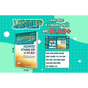Sách VSTEP - Chinh phục kỹ năng Nói bậc B1, B2+