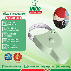 Thước đo tự động thu gọn dây Nikio NK-06TD - 1.5m