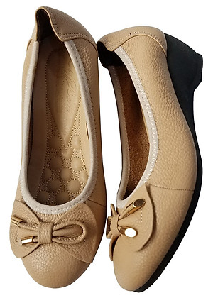 Giày Búp Bê Nữ Da Bò BIGGBEN Cao Cấp BB74