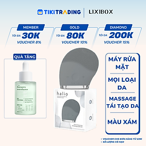 Máy Rửa Mặt Halio Facial Cleansing & Massaging Device Sóng Âm Dành Cho Mọi Loại Da