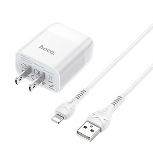 Bộ Củ Cáp Sạc Nhanh 2.4A Dành Cho Iphone C72 Hoco -Hàng Chính Hãng