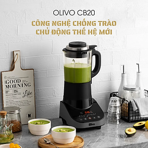 Máy Nấu Sữa Hạt Olivo CB20 Thương Hiệu Mỹ Cao Cấp Gồm 12 Chức Năng Tự Vệ Sinh Khử Khuẩn - Hàng Chính Hãng