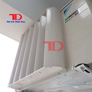 Chuyển hướng gió nhựa loại THÁO RÁP, Mặt nạ đổi hướng gió cục nóng điều hòa Nhựa cao cấp - Điện Lạnh Thuận Dung
