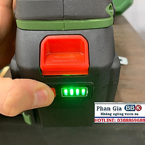 Máy Mài Pin AKUZA 01BL Cao cấp - Không chổi than có chỉnh lực điện tử, Pin 15 cell x2 - Bảo hành chính hãng