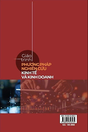 Sách - Giáo Trình Phương Pháp Nghiên Cứu Kinh Tế Và Kinh Doanh