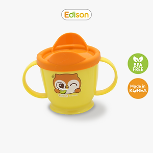 Đũa Inox xỏ ngón Hàn Quốc giúp bé tập gắp thức ăn Edison hình Pororo - Đồ dùng ăn dặm chính hãng 9644