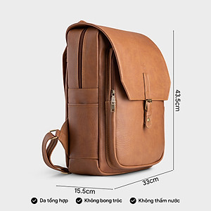 Balo Lata ( Thời trang nam công sở cỡ lớn - Balo da BAL59 )