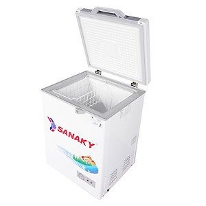 TỦ ĐÔNG MINI SANAKY 100 LÍT VH-1599HYK ĐỒNG (R600A) (KÍNH CƯỜNG LỰC) - HÀNG CHÍNH HÃNG