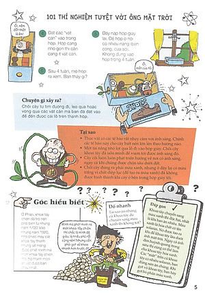 Sách 101 Thí Nghiệm - Tuyệt Vời Ông Mặt Trời (Tập 4)