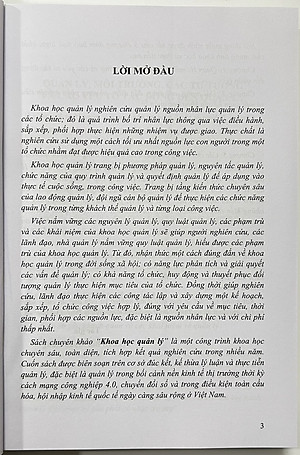 Sách - Khoa Học Quản Lý