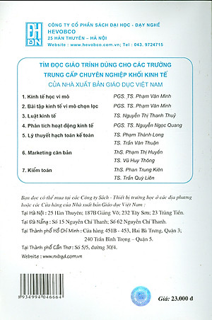 Giáo Trình Kinh Tế Học Vi Mô (Dùng trong các trường trung cấp chuyên nghiệp khối kinh tế)