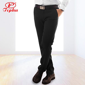 Quần tây nam đen và xanh than, ống đứng, form truyền thống, không ly, phong cách công sở, big size tới 100kg