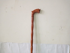 Gậy batoong gỗ hương chống trượt cho người già
