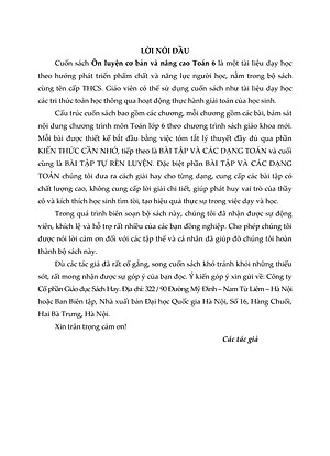 Ôn luyện Cơ bản và Nâng cao Toán 6 (Tập 1)