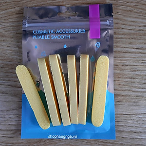 Bông Bọt Biển Rửa Mặt Cao Cấp Mira 6 miếng /gói tặng kèm móc khóa