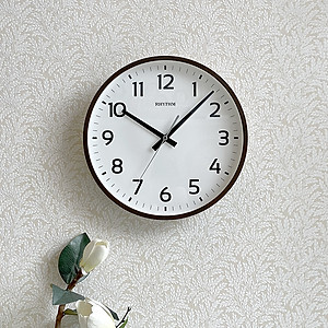 Đồng hồ Rhythm CMG619NR06- Kt 30.5 x 3.5cm, 630g, Vỏ nhựa. Dùng Pin.