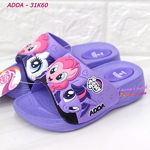 Dép cho bé gái quai ngang ngựa Pony Thái Lan Adda 31K60