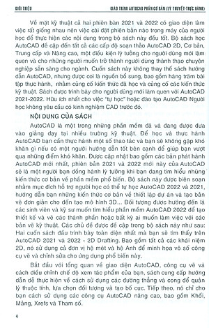 GIÁO TRÌNH AUTOCAD - PHẦN CƠ BẢN (Lý Thuyết - Thực hành) (Dùng cho các phiên bản Autocad 2023, 2022, 2021) (Tái bản lần 1)