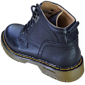 Giày boots nam cao cổ HÀ NAM da bò thật đế đốc tờ cao cấp DT2022