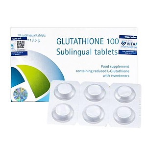 viên ngậm trắng da glutathione 100mg Viên ngậm trắng da Glutathione 100mg Italy