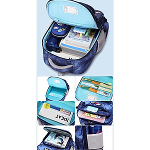 Balo học sinh tiểu học cho bé trai gái đi học cấp 1 màu galaxy đẹp vải cao cấp chống nước BF18-119