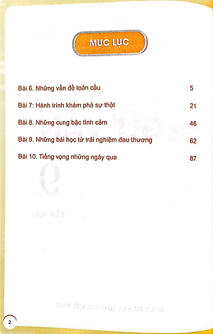 Sách Giáo Khoa Bài Tập Ngữ Văn 9 - Tập 2 (Chân Trời) (Chuẩn)