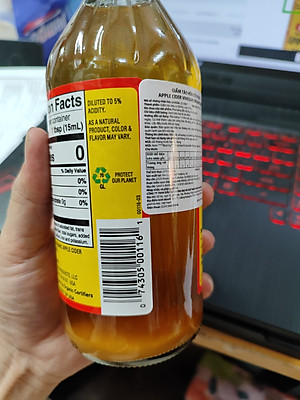 Giấm Táo Hữu Cơ Bragg Nhập Khẩu Chính Hãng Từ Mỹ