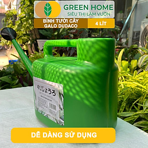 Bình Tưới Cây Vòi Sen GreenHome, Galo Dudaco, 4 Lít, 2 Chế Độ Tưới, Dễ Sử Dụng, Tháo Lắp Dễ Dàng, Độ Bền Cao