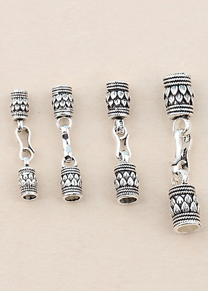 Khóa bạc cho vòng tay hoặc dây chuyền handmade - Ngọc Quý Gemstones