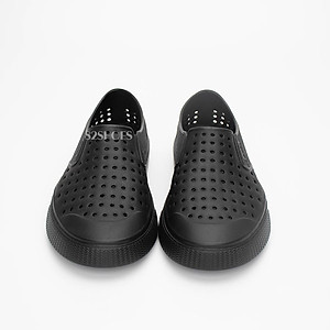 Giày nhựa lỗ nam nữ đi mưa đi biển Urban - Chất liệu Eva siêu nhẹ, chống nước, giá tốt - Đen