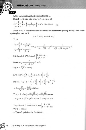 Giải Thích Bộ Đề Thi Vào 10 Chuyên - Khối Chuyên Lý (MEGA)