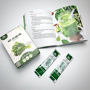 Bột cải bó xôi nguyên chất Goce (Rau Bina) - 60g (20 gói x 3g)