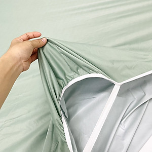 Ga chống thấm họa tiết xanh Mint LoveMama 1 màu chính hãng loại 1