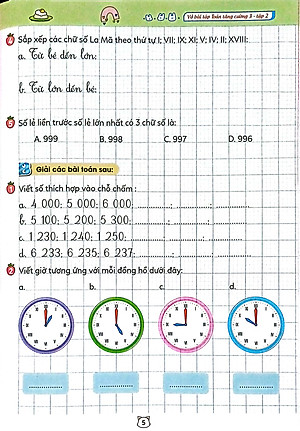 Vở Bài Tập Toán Tăng Cường 3 -  (Theo Sách Giáo Khoa Kết Nối Tri Thức Với Cuộc Sống) - MEGA