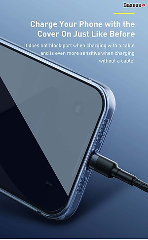 Ốp lưng trong suốt Baseus Simple Case dùng cho iPhone 12 mini / iPhone 12 / iPhone 12 Pro / iPhone 12 Promax (Ultra Slim, High Transparent, Soft TPU Silicone)_ Hàng Nhập Khẩu 