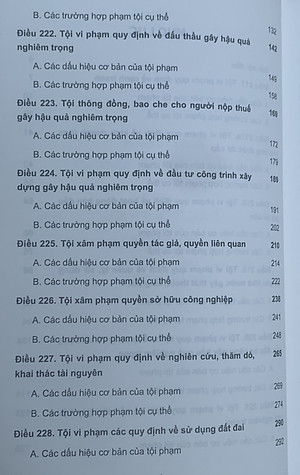 Bình luận Bộ luật Hình sự năm 2015 (Phần hai-Các tội phạm), Chương XVIII, Mục 3: xâm pham trật tự quản lý kinh tế